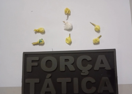Força Tática apreende porções de cocaína em conveniência de Nova Andradina