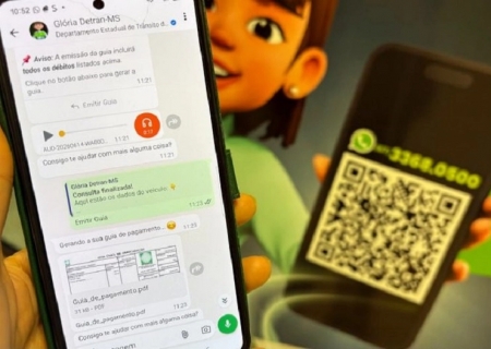 Detran-MS passa a emitir guia do pelo WhatsApp