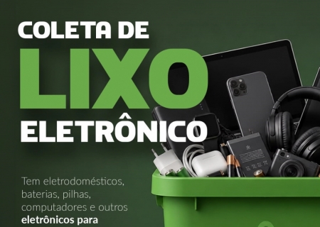 Coleta de lixo eletrônico incentiva descarte ambientalmente correto