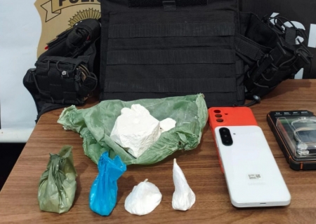Polícia Civil apreende mais de 300 gramas de cocaína e prende suspeito por tráfico em Anaurilândia