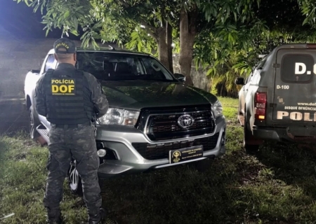 DOF recupera caminhonete furtada e prende duas mulheres em Amambai