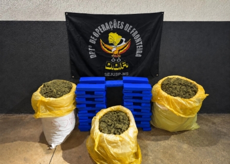 Dupla é presa com maconha e skunk após perseguição em Tacuru