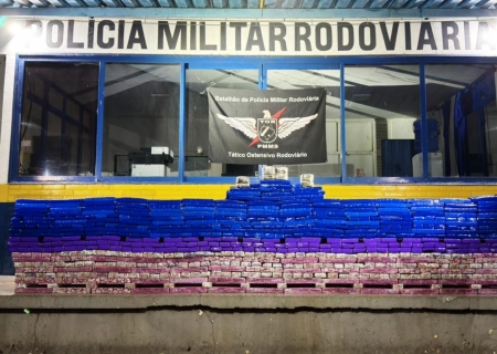 Polícia Militar Rodoviária apreende mais de 624 quilos de drogas após perseguição na MS-289