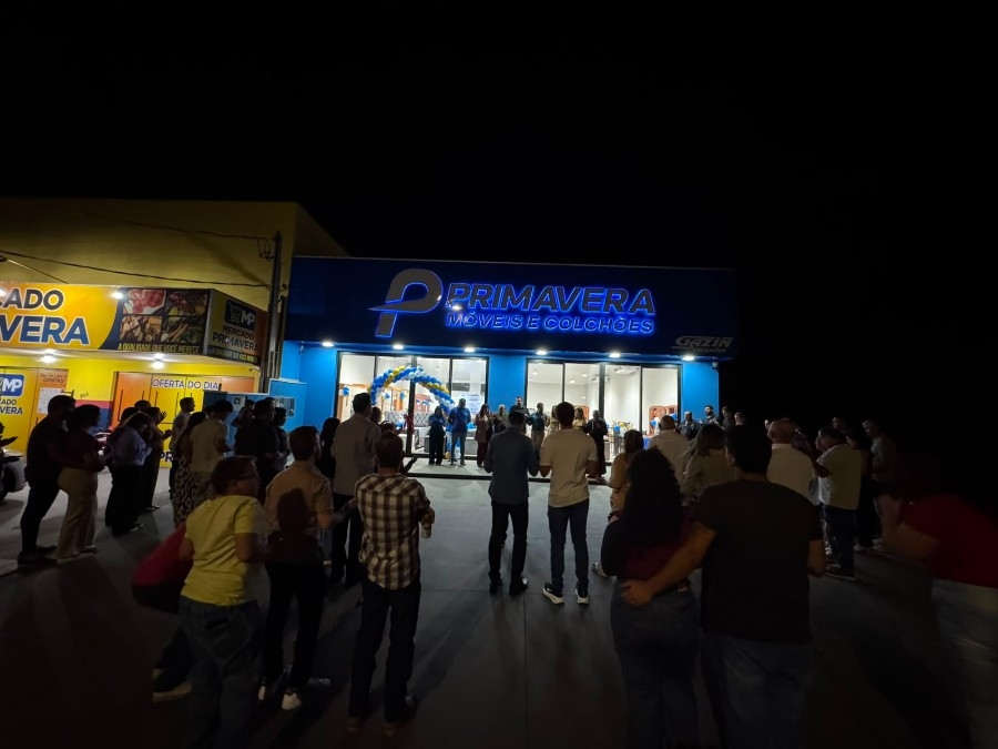 Primavera Móveis e Colchões inaugura loja em Nova Andradina