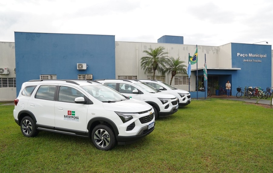 Batayporã investe R$ 446,7 mil e reforça frota da Saúde com três novos veículos