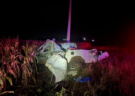 Motorista morre após capotar Hilux com mais de 1,8 tonelada de drogas na MS-289