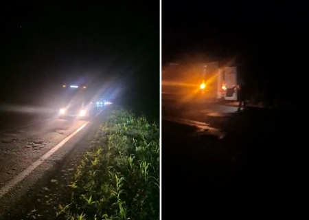 Advogado denuncia abandono da MS-480 após encontrar motoristas com pneus estourados