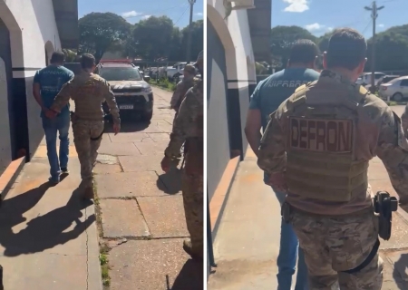 Suspeito de liderar facção é transferido pela Defron em Caarapó