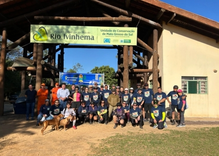 Projeto 'Um Dia no Parque' une ciclismo, turismo e educação ambiental em Taquarussu