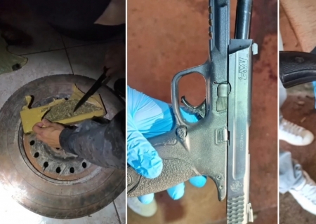 Choque apreende armas e drogas após confronto em Ivinhema