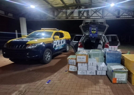 PMR apreende R$ 35 mil em mercadorias estrangeiras sem nota fiscal na MS-162