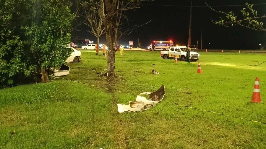 Motorista morre após perder controle de carro em rotatória de Dourados