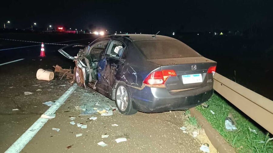 Acidente entre três veículos deixa um morto e feridos na BR-163