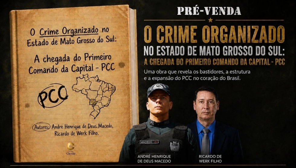 Ex-comandante do 8º BPM lança livro sobre expansão do PCC em MS