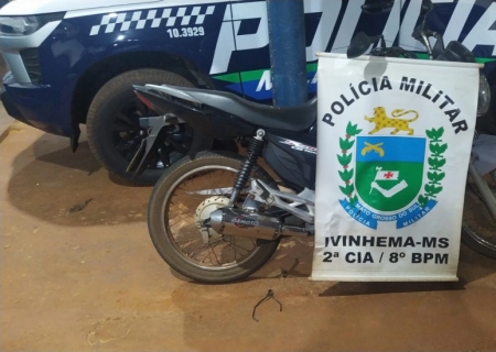 Motociclista fica ferido após colisão com carro em Ivinhema