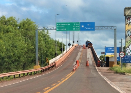 Ponte sobre o rio Paraguai terá novas interdições