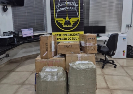 PMR apreende mercadorias do Paraguai avaliadas em R$ 30 mil