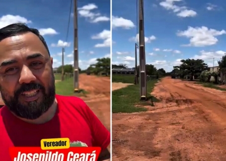 Josenildo Ceará cobra explicações sobre paralisação de obra em Nova Andradina