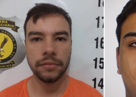 Polícia divulga imagens de dois foragidos por homicídio de jovem em Dourados