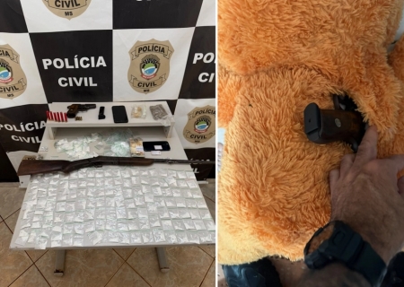 Operação apreende mais de 200 papelotes de cocaína e prende cinco em Eldorado