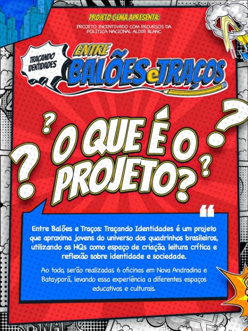 Projeto “Entre Balões e Traços” leva histórias em quadrinhos a estudantes de Nova Andradina e Batayporã