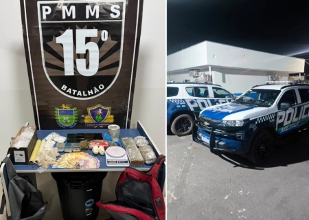 PM apreende três adolescentes envolvidos no tráfico em Nova Alvorada do Sul