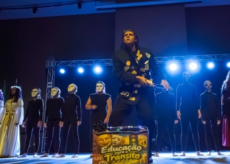 Arte e educação para o trânsito marcam abertura do 16º FETRAN-MS em Nova Andradina