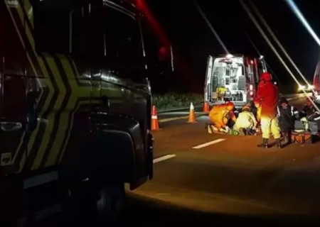 Mulher morre após ser atropelada enquanto caminhava pela BR-158 em Três Lagoas