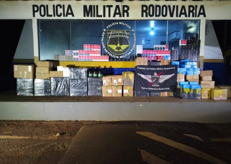 TOR apreende três veículos com quase R$ 830 mil em mercadorias do Paraguai em Dourados
