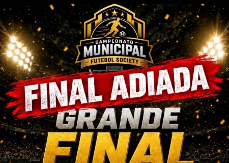 Finais do Campeonato Municipal de Futebol Society são adiadas por risco de tempestades