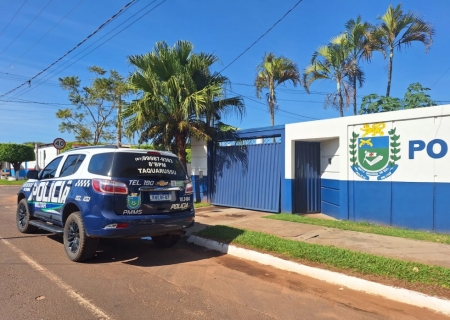 Homem é conduzido após furto de bicicleta, perseguição e ameaças em Taquarussu