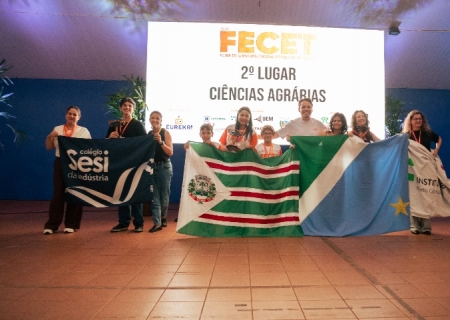 Estudantes do IFMS de Nova Andradina são premiados em feira científica no Paraná