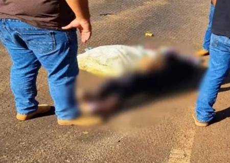 Idosa de 72 anos morre após ser atropelada por carreta em rotatória da BR-267 em Maracaju