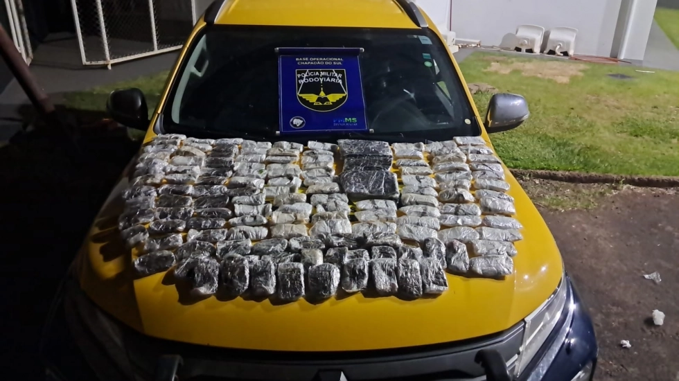 PMR prende mulher com R$ 1,1 milhão em haxixe na MS-306
