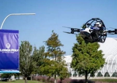 EUA apresentam viatura voadora elétrica que pode chegar a 102 km/h