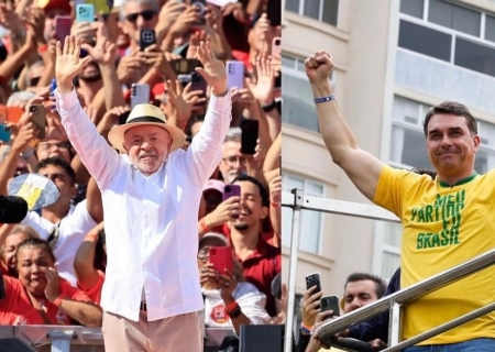 Flávio Bolsonaro e Lula vão disputar segundo turno da eleição presidencial