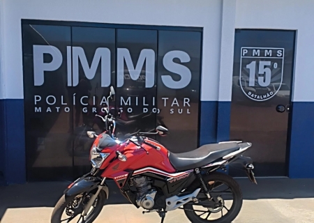 Jovem sem CNH é preso após fuga perigosa e queda de motocicleta em Rio Brilhante