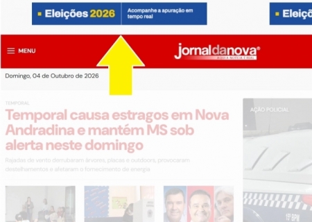 Jornal da Nova acompanha apuração das Eleições 2026 em tempo real neste domingo