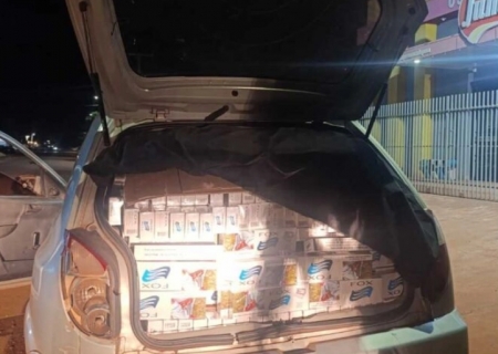 Polícia Militar em Ponta Porã apreende 700 pacotes de cigarros e perfumes trazidos do Paraguai