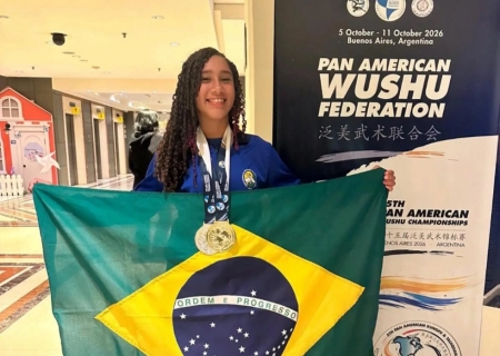 Atleta do PROTED/FUNAEL conquista bicampeonato Pan-Americano de Kung Fu Wushu