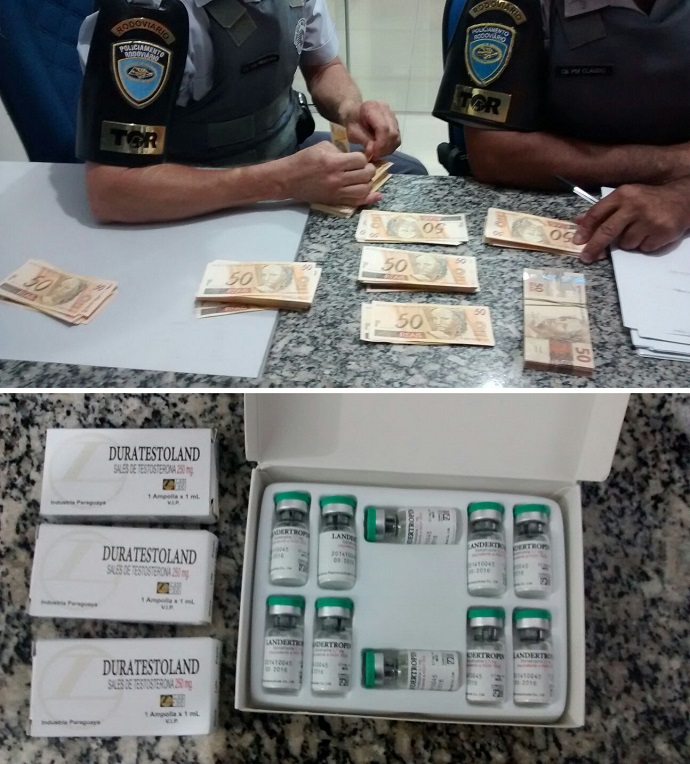 A ocorrência do contrabando e moeda falsa foi encaminhada para a PF - Foto: PMR-SP/Divulgação