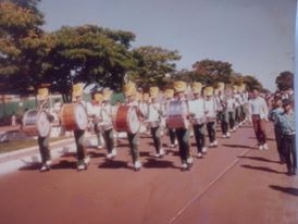 Banda GV e a Guarda MIrim em 1984 - Foto: Divulga&ccedil;&atilde;o