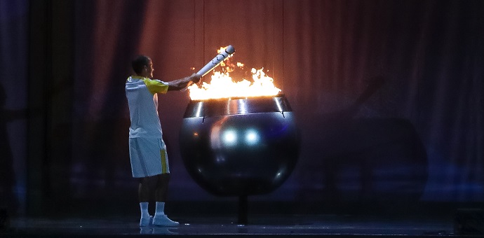 Cerim&ocirc;nia de abertura das Olimp&iacute;adas Rio 2016, no est&aacute;dio do Maracan&atilde; - Foto: Ricardo Stuckert/CBF/Fotos P&uacute;blicas