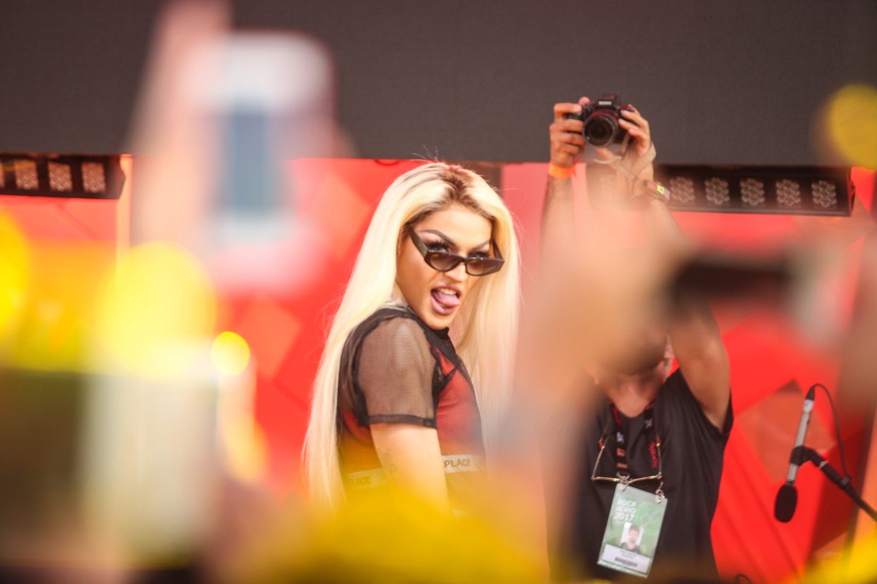 Pabllo Vittar faz show no Palco Ita&uacute; no Rock in Rio - Foto: F&aacute;bio Tito/G1