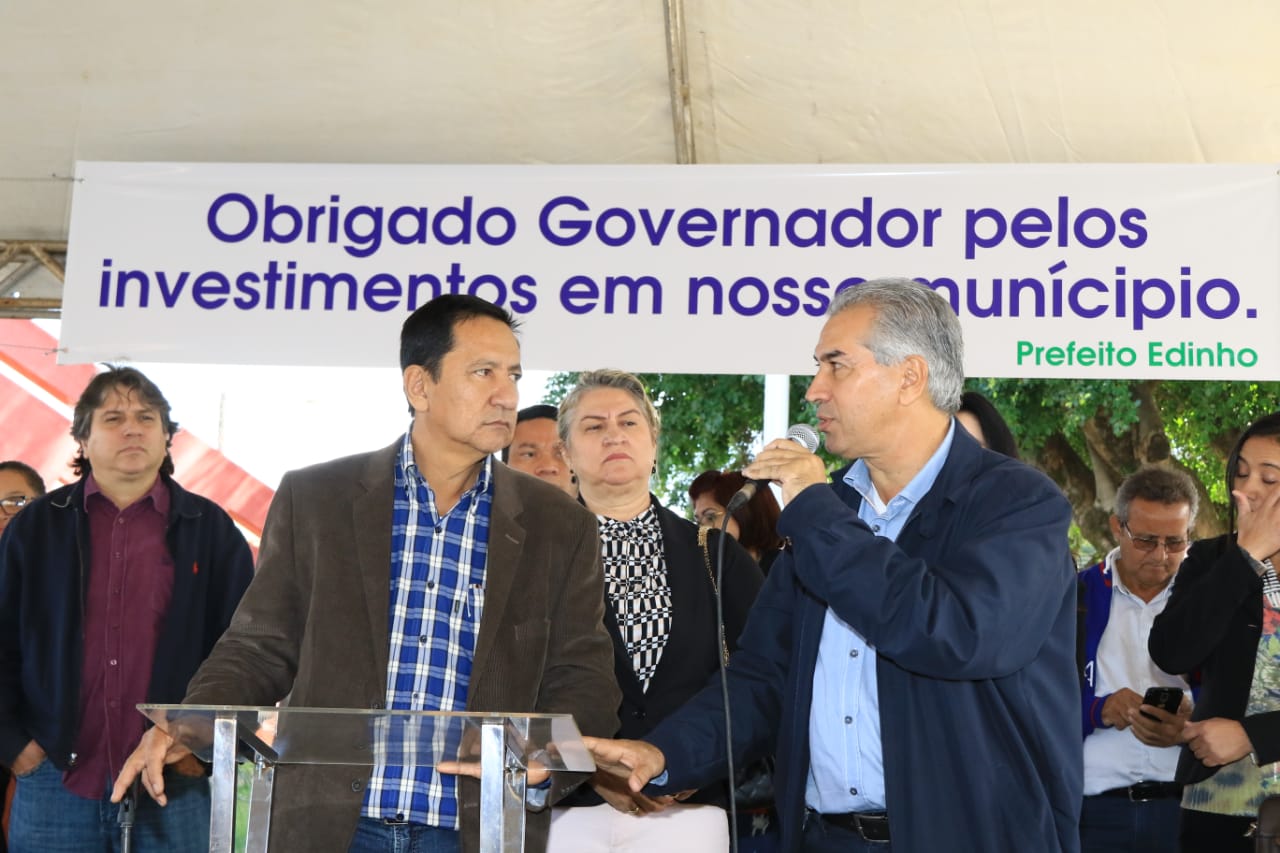 Parte dos recursos anunciados pelo governador para Anauril&acirc;ndia, R$ 3,9 milh&otilde;es ser&atilde;o aplicados em saneamento b&aacute;sico &ndash; Foto: Edemir Rodrigues/Governo do MS