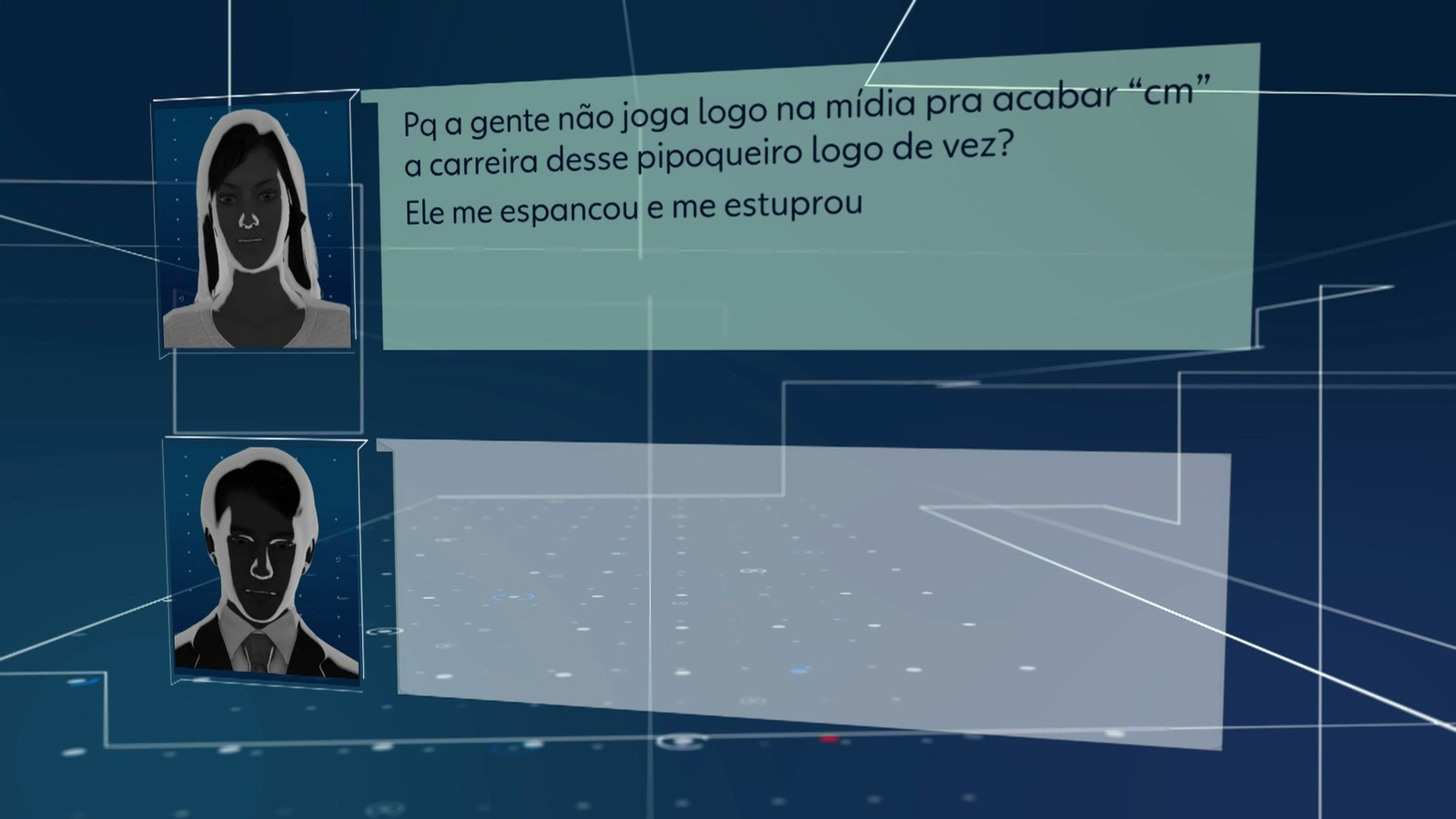 Mulher que acusa Neymar fala com advogado afirmando que jogador a espancou e estuprou - Foto: TV Globo/Reprodu&ccedil;&atilde;o