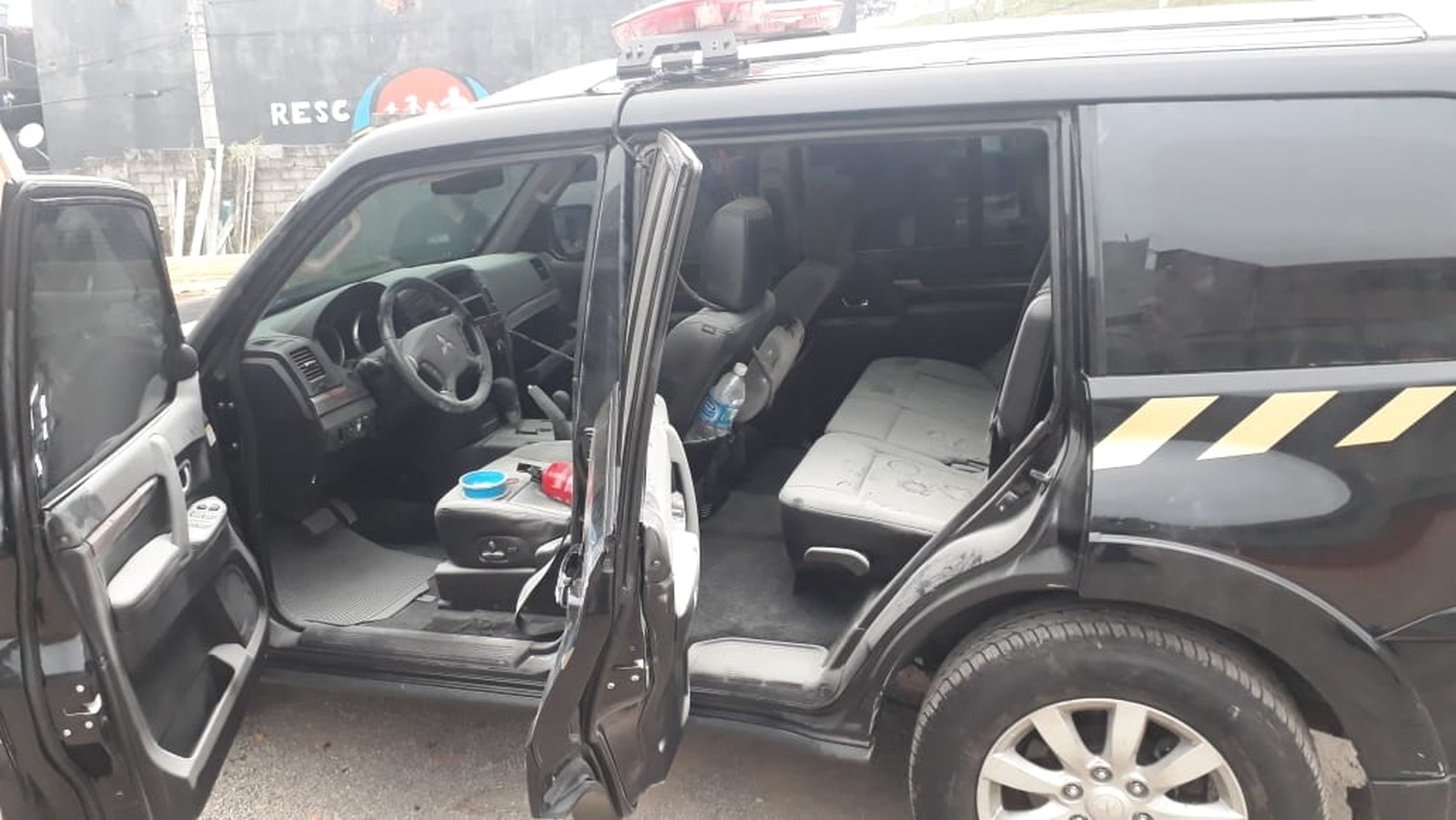 Carro usado no roubo de ouro no Aeroporto de Cumbica - Foto: Divulgação/Polícia Civil de São Paulo