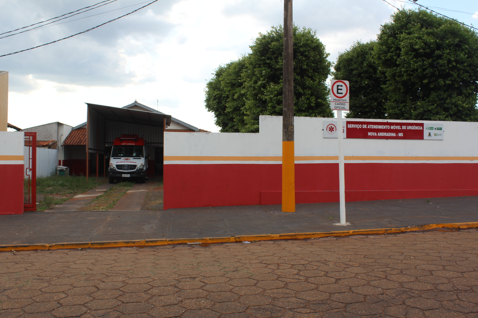 Unidade do Samu 192 em Nova Andradina - Foto: Luis Gustavo/Jornal da Nova