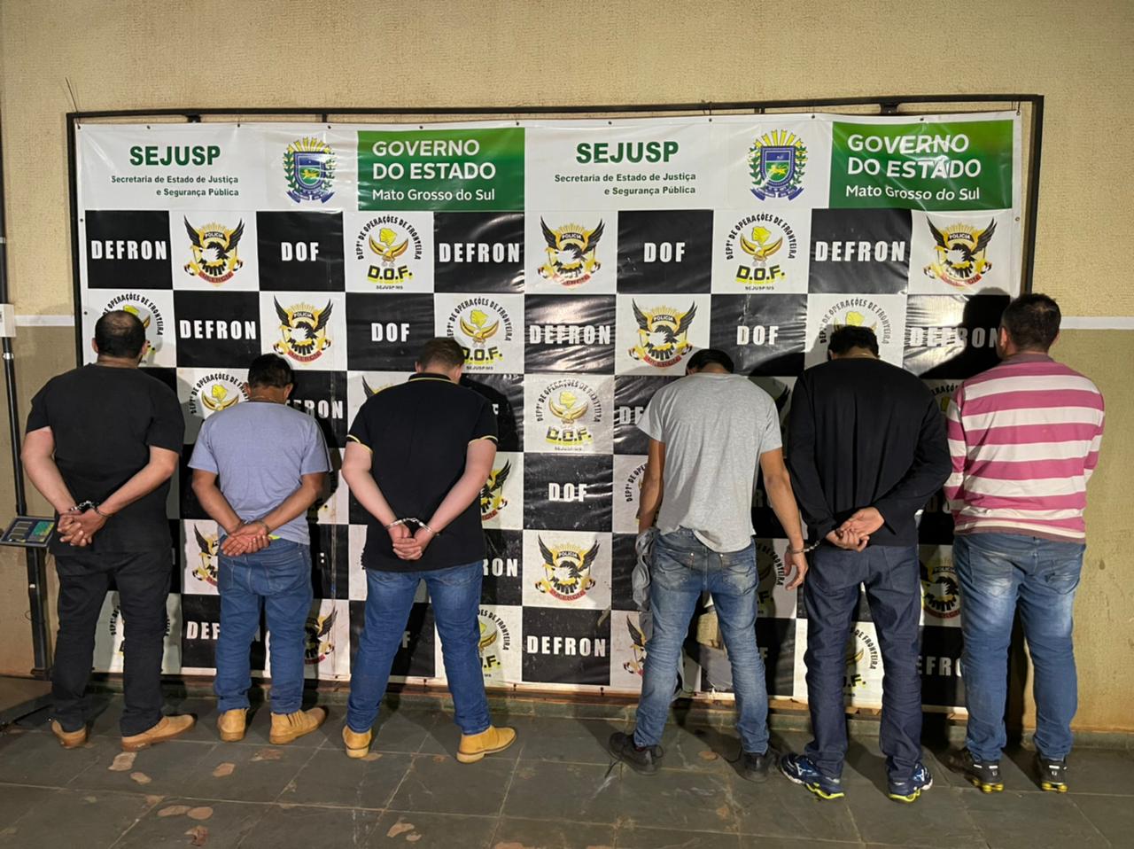 Seis foram presos - Foto: Defron/Divulgação