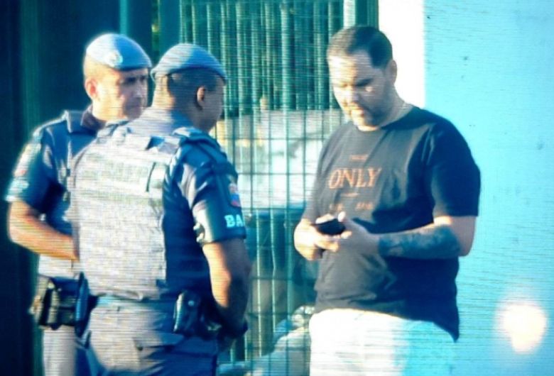 Momento da prisão do contrabandista no dia 22 de outubro em Paulínia (SP) - Foto: Reprodução